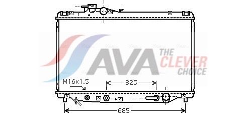 AVA QUALITY COOLING TO2346 - K&uuml;hler, Motork&uuml;hlung