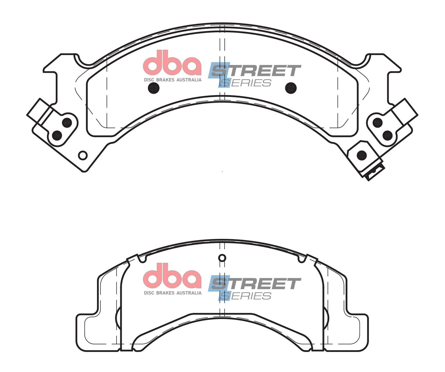 DBA SS STREET SERIES BRAKE PADS [ Isuzu Elf 1984 - 1999 F ] - TecDoc Only
