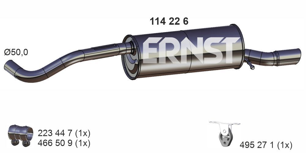 ERNST 114226 - Endschalld&auml;mpfer