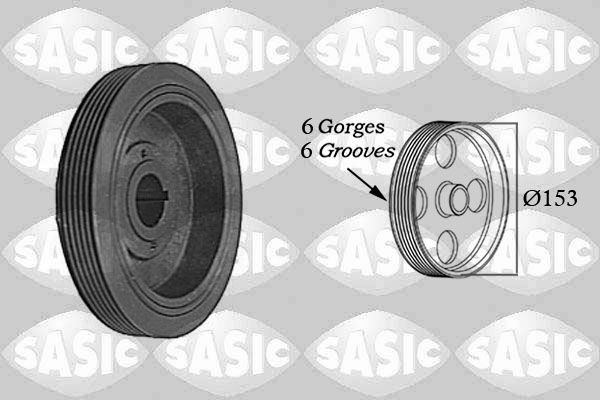SASIC 5150G30 - Riemenscheibe, Kurbelwelle