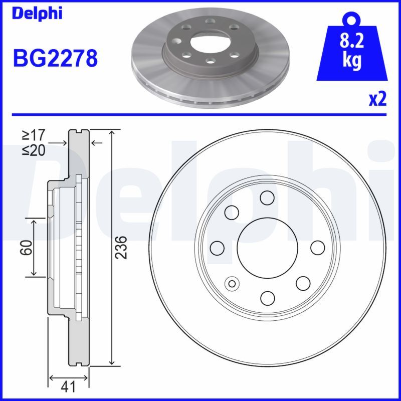 Brake Disc BG2278