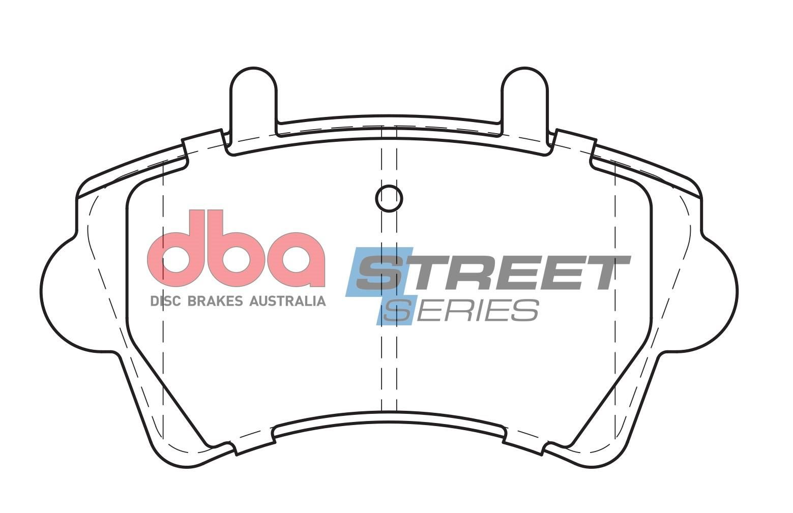 DBA SS STREET SERIES BRAKE PADS [ Renault Master 2003 - 2011 F ] - TecDoc Only