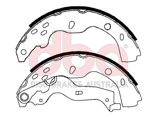 Street Series Brake Shoes [Suzuki SX4 220mm] - TecDoc Only