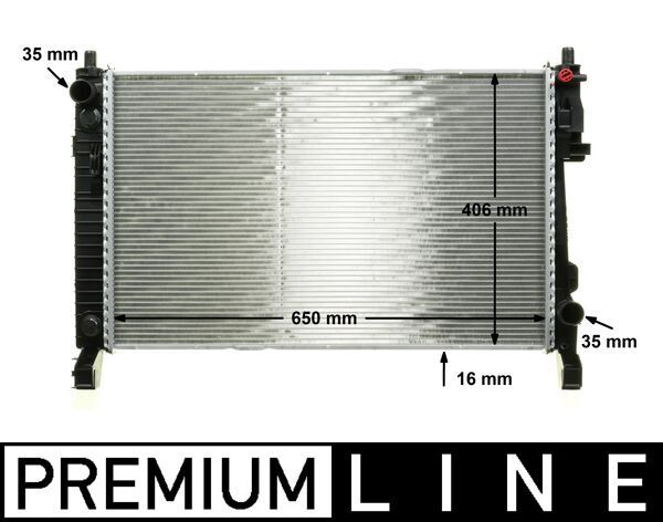 Radiador, refrigeración del motor