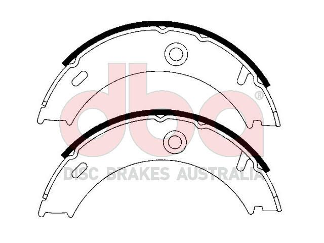 Street Series Brake Shoes [Mercedes Parking Brake 170mm] - TecDoc Only