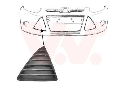 VAN WEZEL 1945592 Ventilation Grilles, bumper