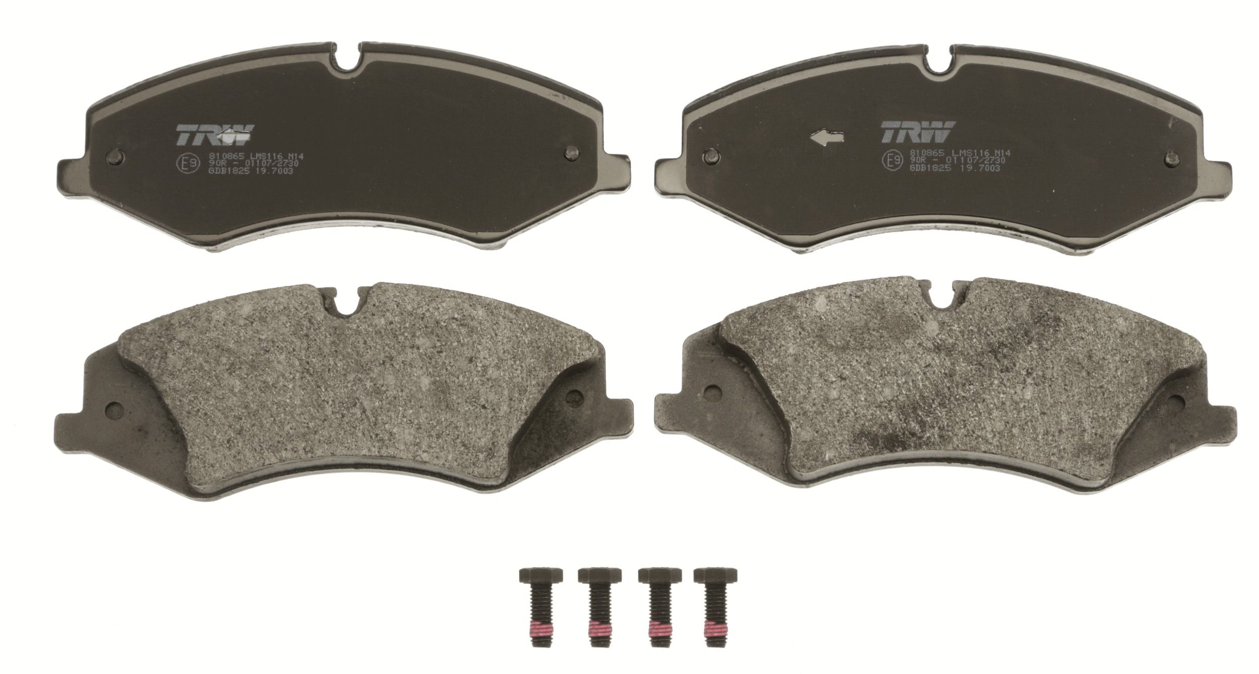 TRW DISC BRAKE PADS - TecDoc 2