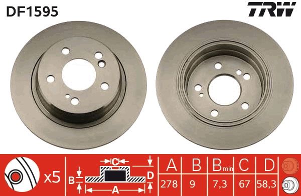 PAIRE DE DISQUES  9900