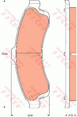 TRW DISC BRAKE PADS - TecDoc Only