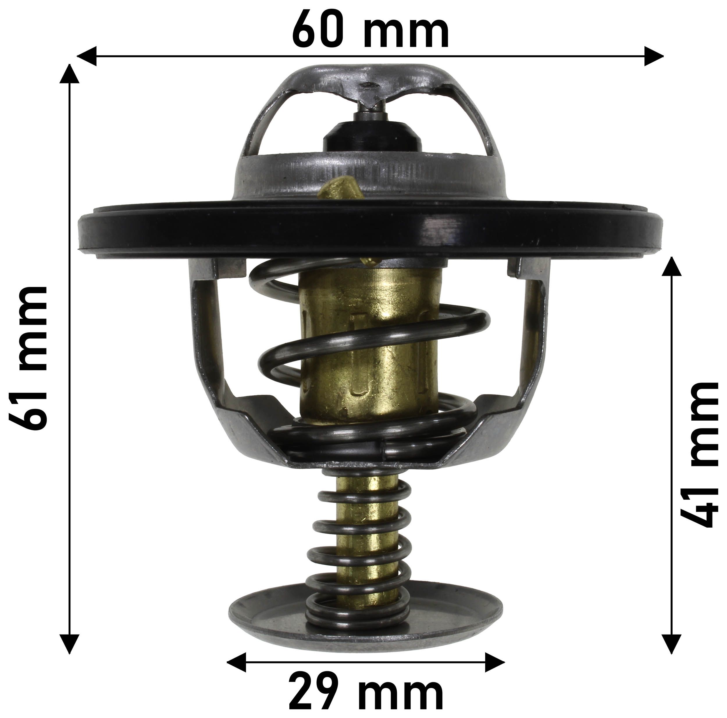 THERMOSTAT 56MM DIA 77C MITSUBISHI/NISSAN/PROTON - TecDoc Only