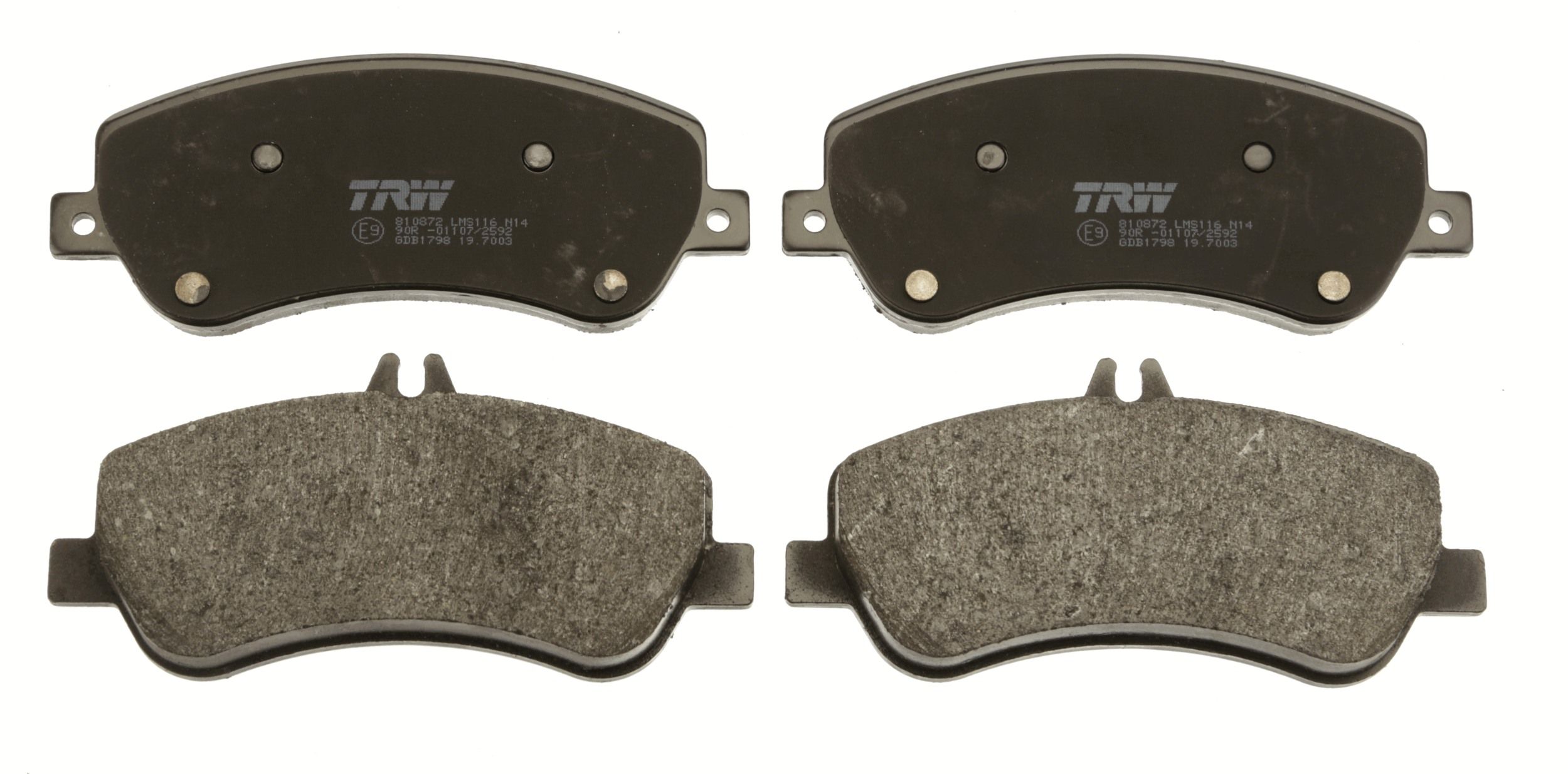 TRW DISC BRAKE PADS - TecDoc 2