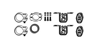 Montagesatz, Abgasanlage