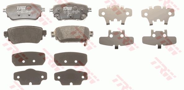 TRW DISC BRAKE PADS - TecDoc 2
