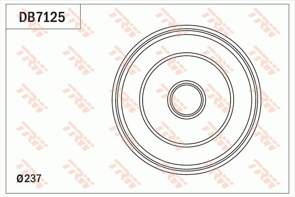 TRW BRAKE DISC - TecDoc Only