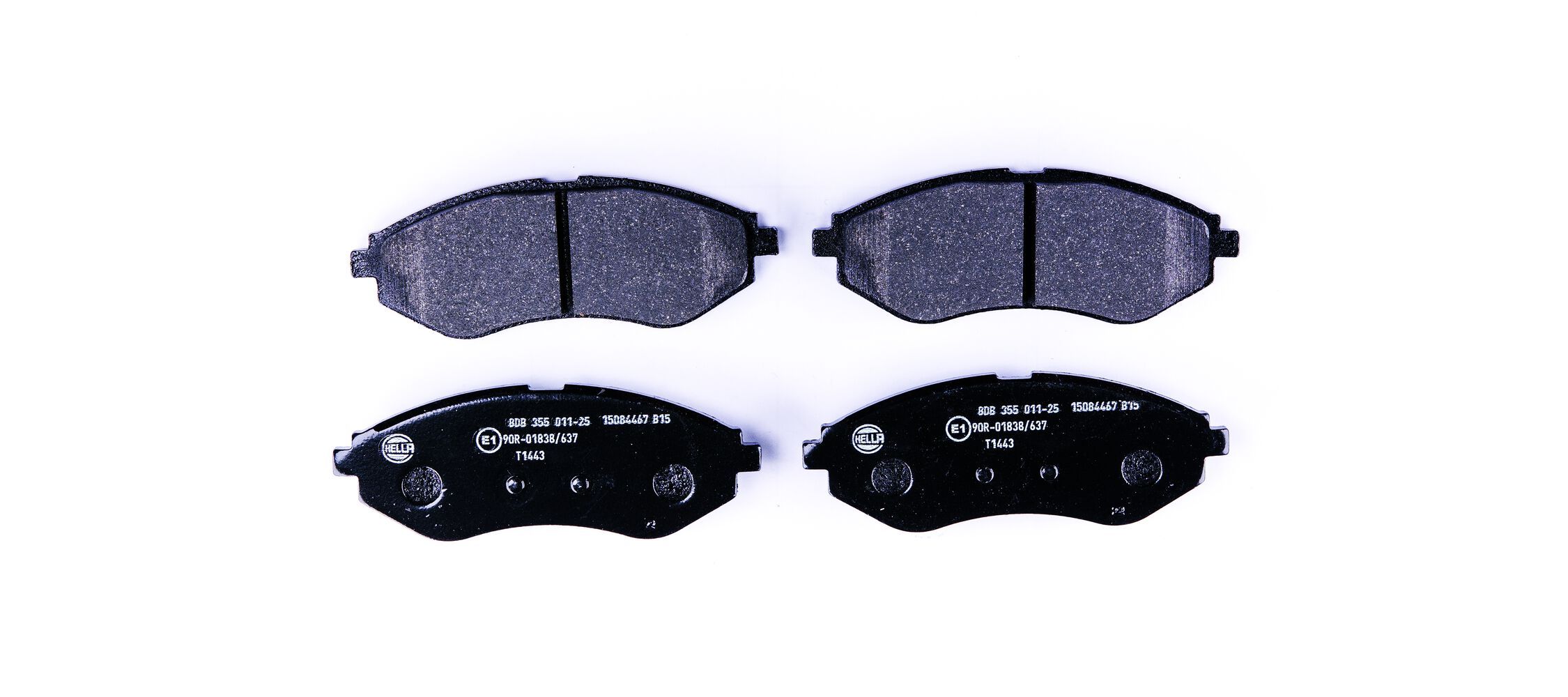 8DB 355 011-251 HELLA fékbetétkészlet, tárcsafék