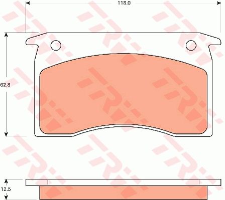TRW DISC BRAKE PADS - TecDoc Only
