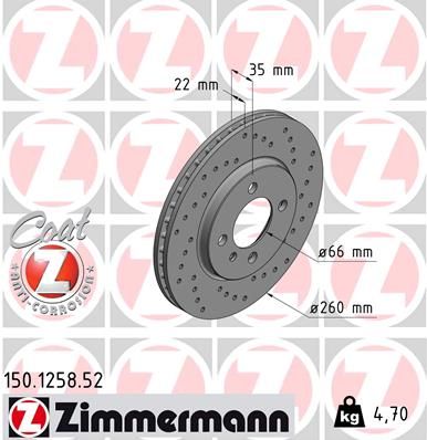 Brake Disc 150.1258.52