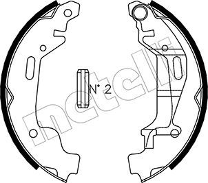 Brake Shoe Set 53-0314