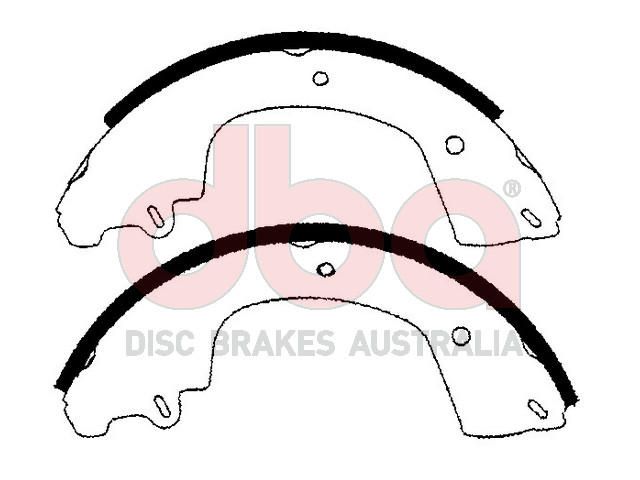 Street Series Brake Shoes [Trailer 228.6mm] - TecDoc Only