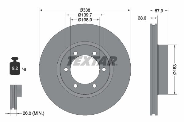 Brake Disc 92137303