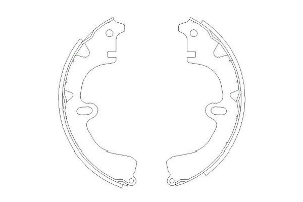 Brake Shoe Set KBS-9918