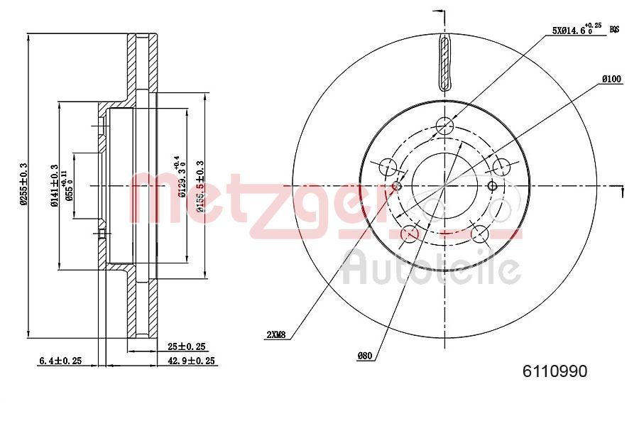 Brake Disc 6110990