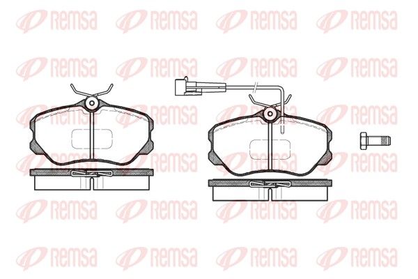 Brake Pad Set, disc brake 0303.02