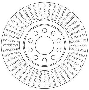 TRW BRAKE DISC - TecDoc 2