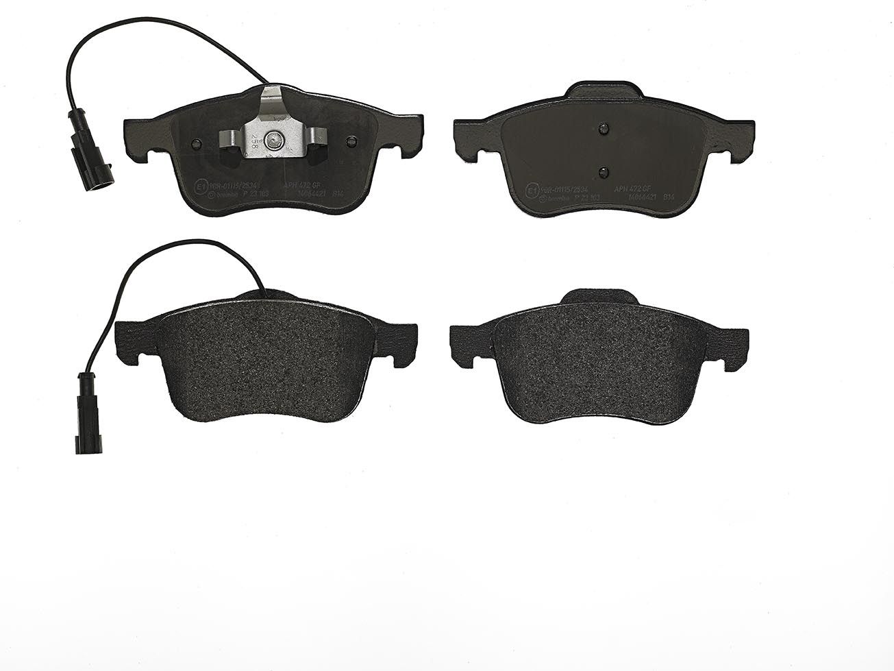 BREMBO P 23 103 - Bremsbelagsatz, Scheibenbremse PRIME LINE