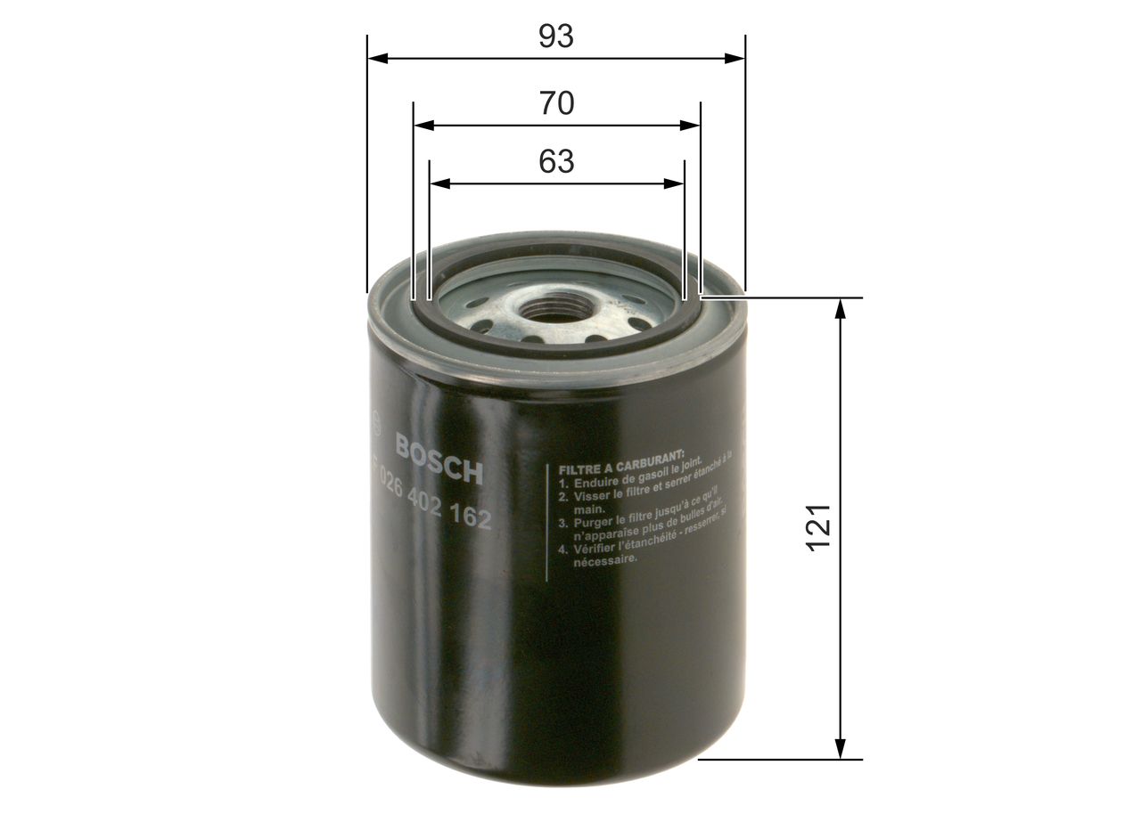 Filtro combustible