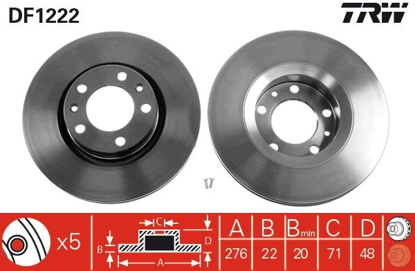 PAIRE DE DISQUES  9900