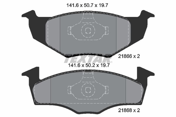 Brake Pad Set, disc brake 2186603