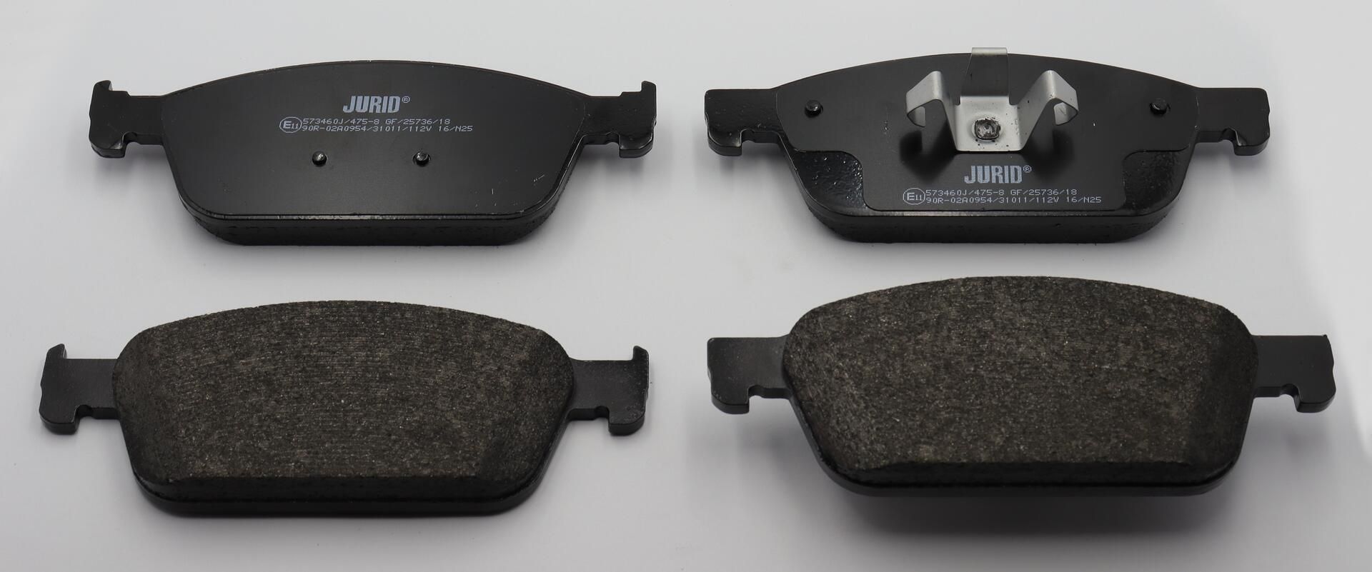 Bremsbelagsatz, Scheibenbremse