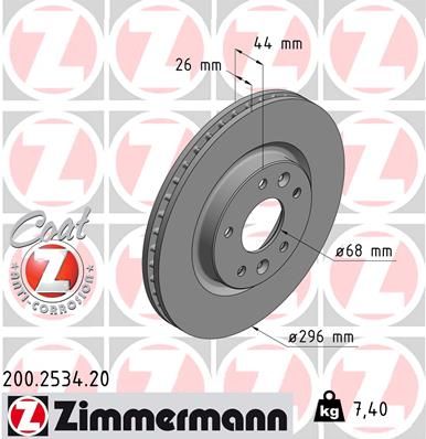 Brake Disc 200.2534.20