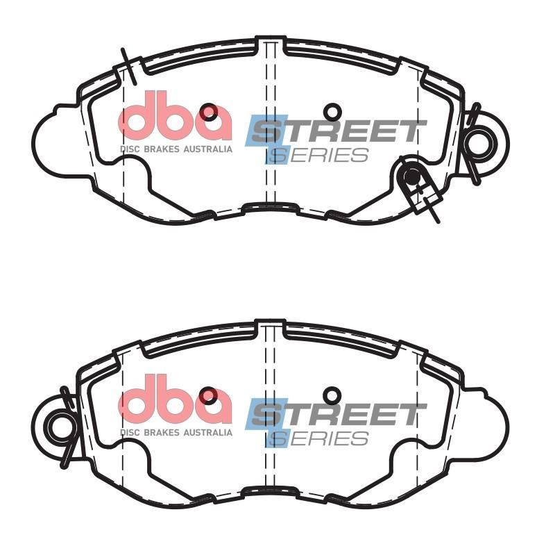 DBA SS STREET SERIES BRAKE PADS [ Ford Transit 2001-2006 F ] - TecDoc Only