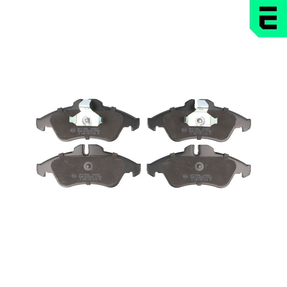 OPTIMAL BP-10050 - Bremsbelagsatz, Scheibenbremse