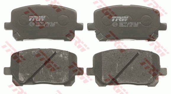 TRW DISC BRAKE PADS - TecDoc 2