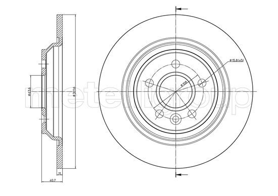 Brake Disc 800-992C