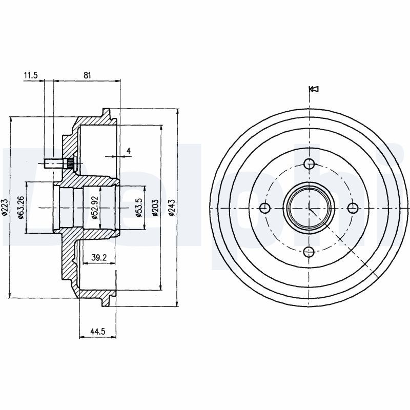 Brake Drum BF487