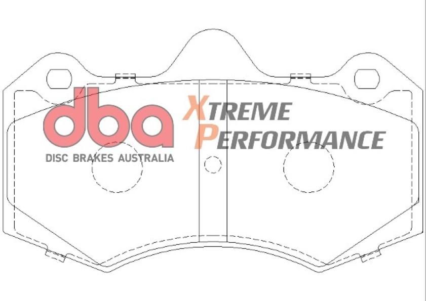 DBA XP PERFORMANCE BRAKE PADS [ HSV 2006 - 2017 R ] - TecDoc Only