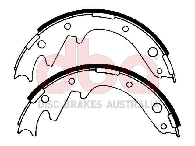 Street Series Brake Shoes [Toyota Corona & Crown 228.6mm] - TecDoc Only