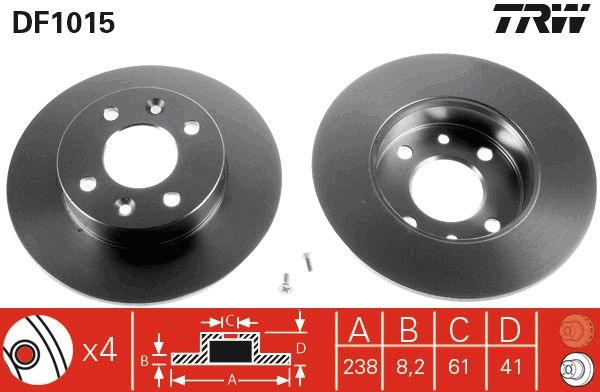 PAIRE DE DISQUES  9900