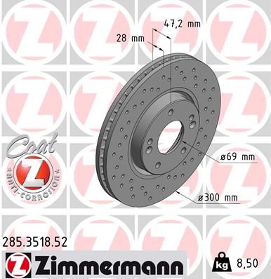 Brake Disc 285.3518.52