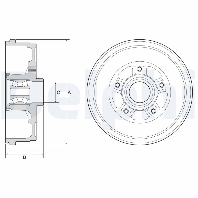 Brake Drum BFR611