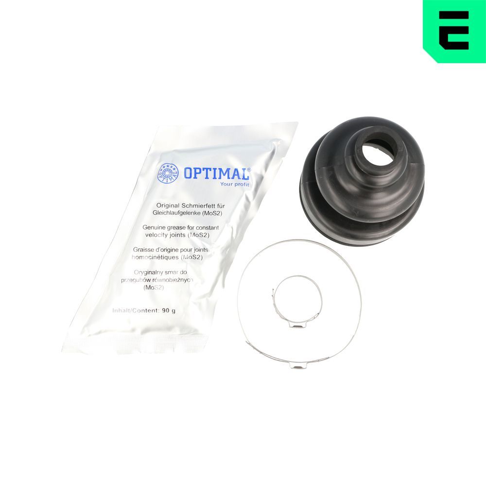 Faltenbalgsatz, Antriebswelle