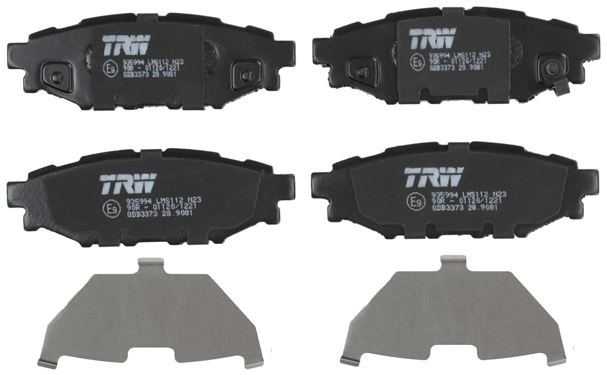 TRW DISC BRAKE PADS - TecDoc 2