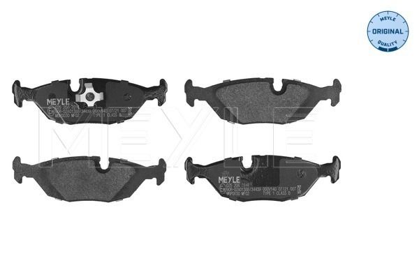 MEYLE 025 206 7516 Brake Pad Set, disc brake