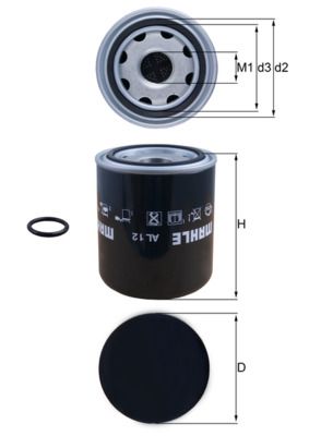 Air Dryer Cartridge, compressed-air system AL 12