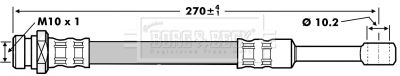 BBH7057 BORG & BECK fékcső