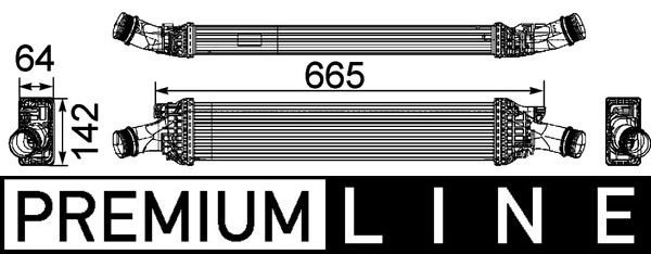 MAHLE CI 170 000P - Ladeluftk&uuml;hler